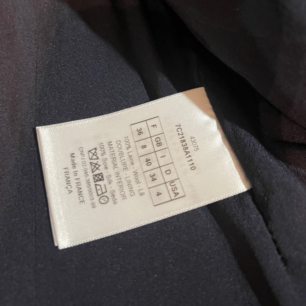 Christian Dior black coat maxi length size 34 dress-like 2016 - Picture 12 of 12